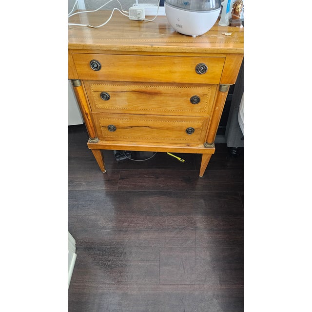 Neoclassical Directoire or Louis Xv Petite Buffet or Commode For Sale - Image 3 of 12