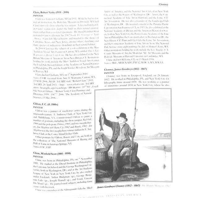 2010s "Animal & Sporting Artists in America" 2011 Reuter, F. Turner Jr. For Sale - Image 5 of 12