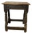 Carved Oak Joined Stool, 1680 For Sale