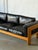 Black 1960s Tobia Scarpa “Bastiano” Black Leather, Three-Seater Sofa, Gavina For Sale - Image 8 of 10