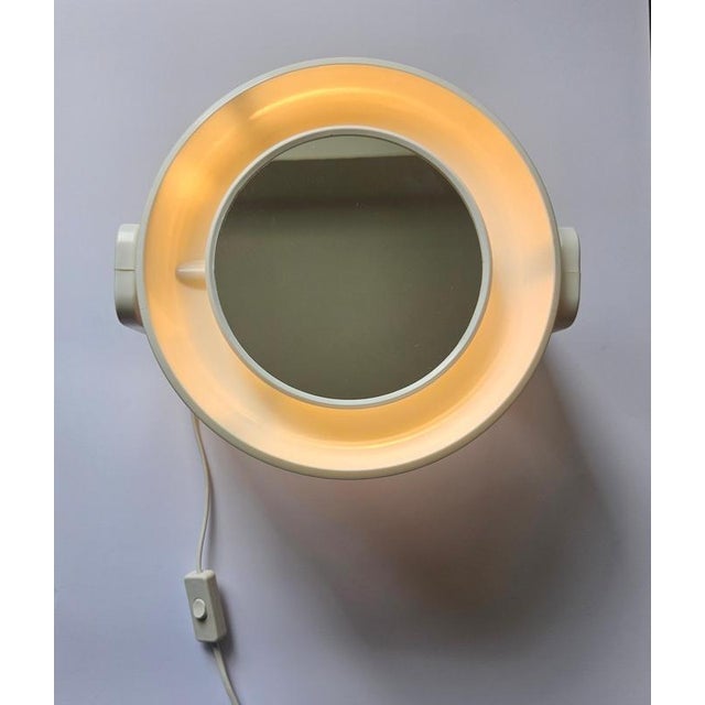 Vintage Wall Backlit Mirror, Germany, 1970s For Sale - Image 10 of 13