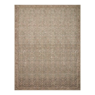 Angela Rose x Loloi Aubrey Rug Sage / Bark 5'-0" x 7'-0" Area Rug For Sale