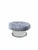 Mid Century Modern Tufted Velvet Round Ottoman with Pedestal Base This piece is a stylish, low-profile upholstered ottoman...