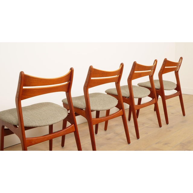 Model 310 Dining Chairs in Teak by Erik Buch, Set of 4 For Sale - Image 15 of 18