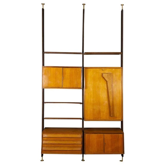 Mid-Century Italian Modular Bookcase, 1950 For Sale - Image 15 of 15