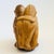 Vintage Folk Art Embracing Couple Carved Wood Sculpture For Sale In San Francisco - Image 6 of 13