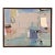 Framed Abstract Oil Painting on Linen "Disturbances" For Sale