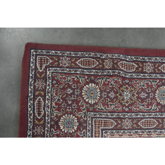 Vintage Red Patterned Rug For Sale - Image 3 of 10
