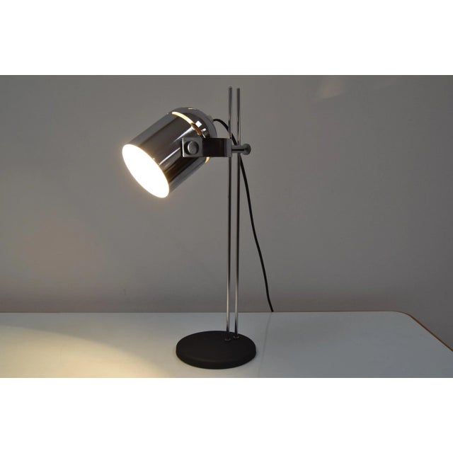 Made in czechoslovakia. Made of chrome, metal. New cabling 1xe27 or e26 bulb us plug adapter included. Re-polished. Fully...