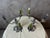 1950s Vintage Candlesticks in Metal, 1950s, Set of 2 For Sale - Image 5 of 9