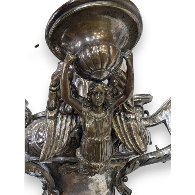 Gothic Mid 20th Century Sanctuary Style Chandelier For Sale - Image 3 of 10