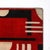 Art Deco Documented Art Deco Machine Age Black, White, & Red Cubist Tapestry For Sale - Image 3 of 14