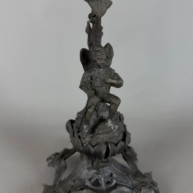 Metal Fisherman Candleholder from Ignoto For Sale - Image 7 of 11
