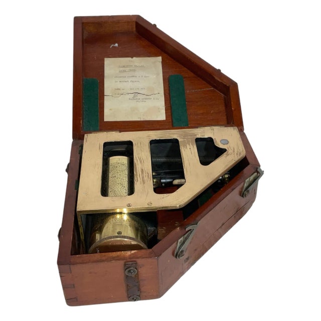 Solid Brass Case Inspectors Clinometer Mark I For Sale