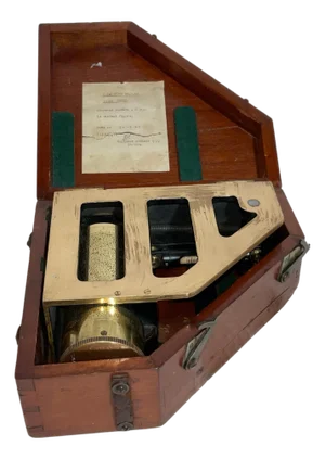Solid Brass Case Inspectors Clinometer Mark I