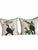 Vintage Tropical Linen Toucan Throw Pillows With Green Striped Borders, 2 Pieces For Sale - Image 4 of 12