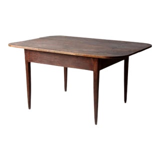 Antique Wooden Plank Top Table For Sale