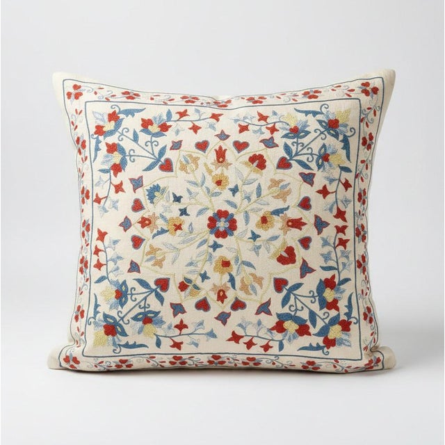 New Hand-Embroidered 100% Silk Cushion Cover – Authentic Uzbek Textile Art Elevate your home décor with this exquisite...