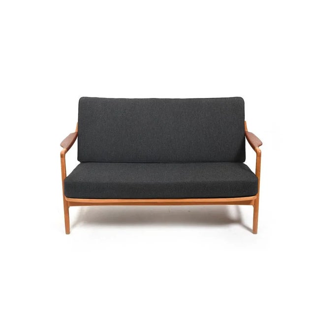 Wood Model FD117/ 2 Sofa by Tove & Edward Kindt-Larsen for France & Søn / France & Daverkosen, 1950s For Sale - Image 7 of 13
