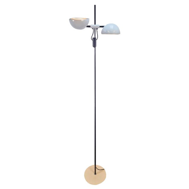 Vintage White Floor Lamp from Valenti Milano, Italy, 1970s For Sale - Image 18 of 18