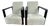 Ebonized Wood and Gray Velvet Upholstered Club Chairs -a Pair For Sale