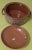 Rustic Vintage Romania Redware Covered Dish For Sale - Image 3 of 6