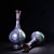 Dimensions (Each): Height 42cm (16.54") x Diameter 17cm (6.69") Material: Copper body with cloisonné enamel (Jingtai Lan)...