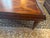 Vintage Regency Style Mahogany Parquetry Coffee Table With Flame Mahogany Apron For Sale - Image 10 of 15