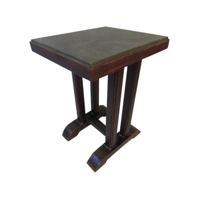 Vintage Marble Top Bistro Table Chairish