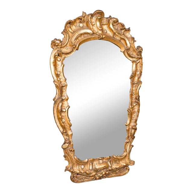 1850's Antique Hall Mirror For Sale