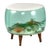 Wood Vintage 1960s Mid-Century Modern Inflatable Aquarium Stool Ottoman Fish Tank Footstool For Sale - Image 7 of 16