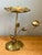 Vintage Carole Stupell Brass Lotus Leaf Accent Table For Sale - Image 11 of 14