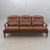 Vintage Three-Piece Sofa Set in Leather, 1980, Set of 3 For Sale - Image 6 of 12