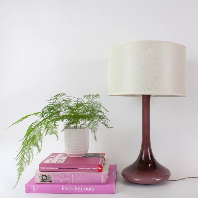 Bring timeless Mid-Century elegance into your home with this beautiful Portuguese opaline glass table lamp, produced in...