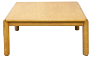 Square Coffee Table in Ash, 1980s