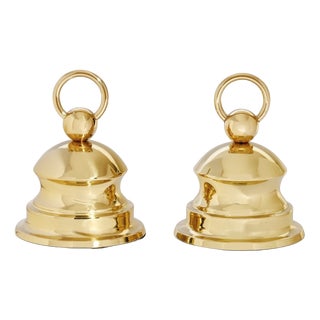 Mid-Century Modern Brass Doorstop by Luigi Caccia Dominioni for Azucena, 1950s For Sale