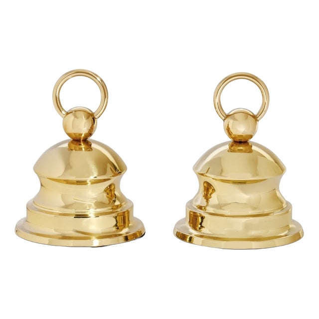 Mid-Century Modern Brass Doorstop by Luigi Caccia Dominioni for Azucena, 1950s For Sale