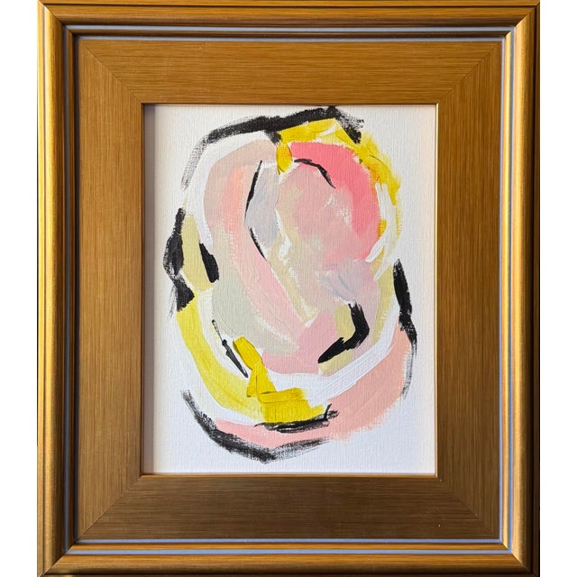 Framed Abstract Painting by Brenna Giessen For Sale