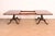 Kittinger Regency Banded Mahogany Double Pedestal Extension Dining Table, Newly Refinished For Sale In South Bend - Image 6 of 16