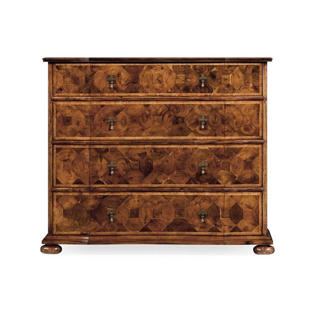 The Oyster Veneer Chest - William and Mary style pays tribute to late 17th-century English cabinetry. Its standout feature...