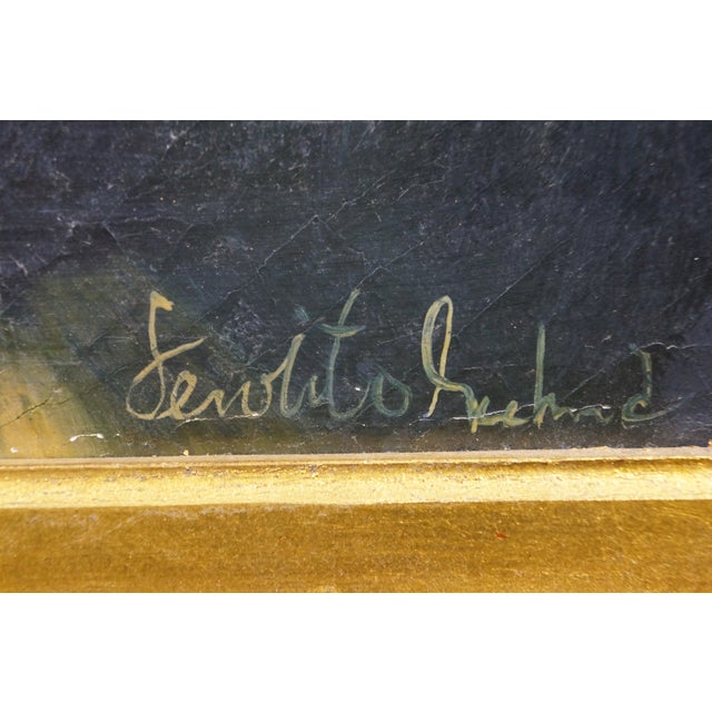 Late 20th Century Late 20th Century Lavinia Bingham Countess Spencer Portrait Oil Painting After Sir Joshua Reynolds For Sale - Image 5 of 10