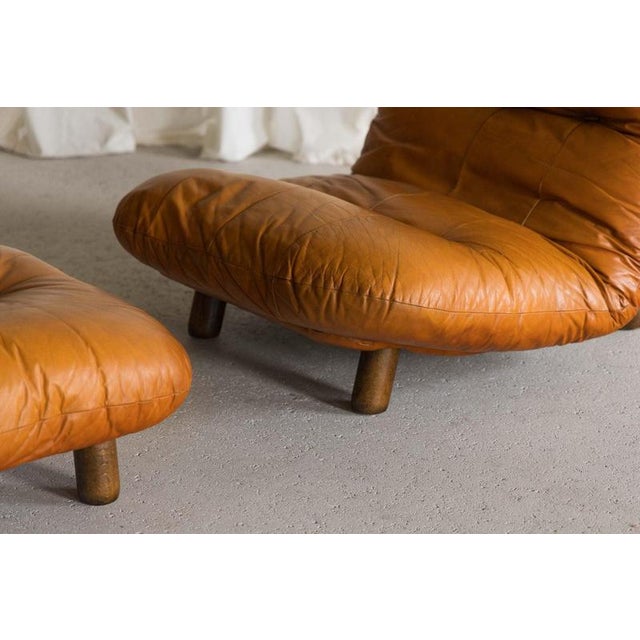 Insa Lounge Chair and Ottoman by E. Cobianchi, Italy, 1970s For Sale - Image 4 of 18