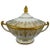 Antique 1805 Old Paris Porcelain Ecuelle or Soup Bowl in Gold & White For Sale - Image 11 of 11