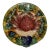 Large Vintage 13.5" Portuguese Palissy Style Majolica Crab Platter For Sale