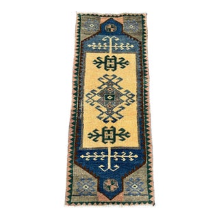 Turkish Yastik Rug 1'4" x 3'4" For Sale