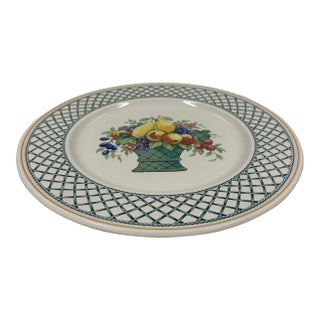 Vintage Villeroy and Boch Basket Pattern Dinner Plate, 1980s For Sale