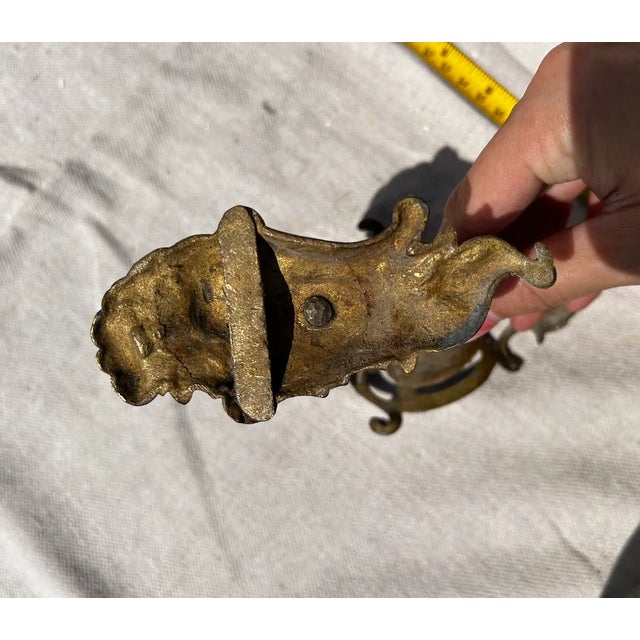 Pair of French Antique Tie Backs For Sale - Image 4 of 7