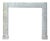 Antique Georgian Style Calacatta Marble Fireplace, 1860 For Sale