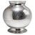 Silver Swedish Art Deco Nickel Silver Vase with Glass Insert attributed to GAB, 1940s For Sale - Image 8 of 8