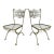 1960s Russell Woodard Andalusian Iron Patio Chairs - Set of 2, Attributed For Sale